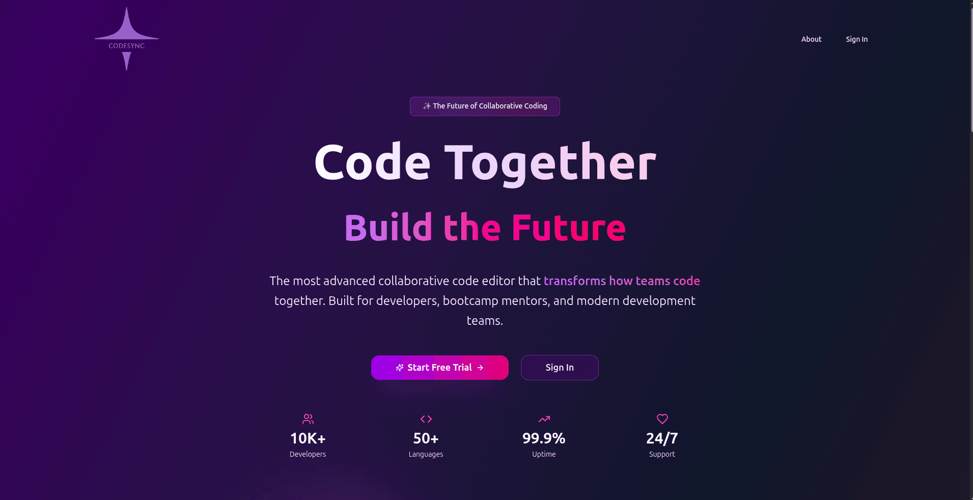 CodeSync Collaborative Code Editor